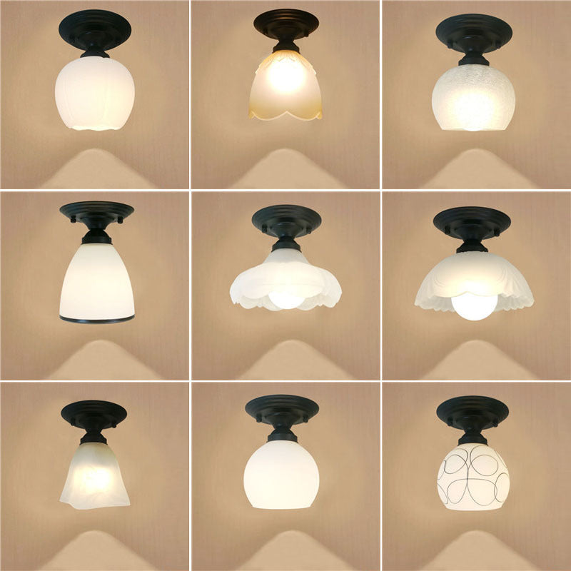 Vintage-Inspired Floral Ceiling Light