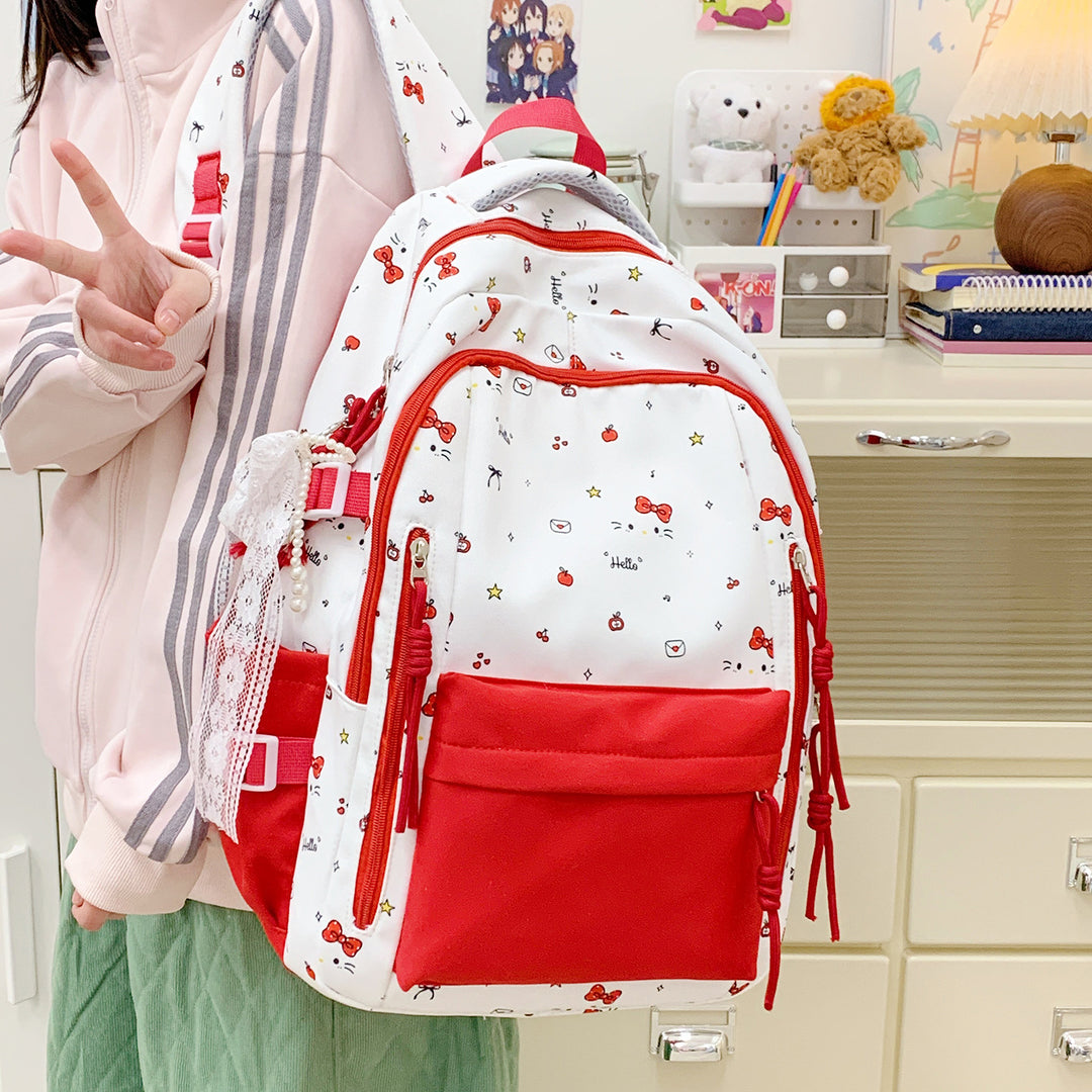 Leisure backpack with charming design and practical compartments Stornfield