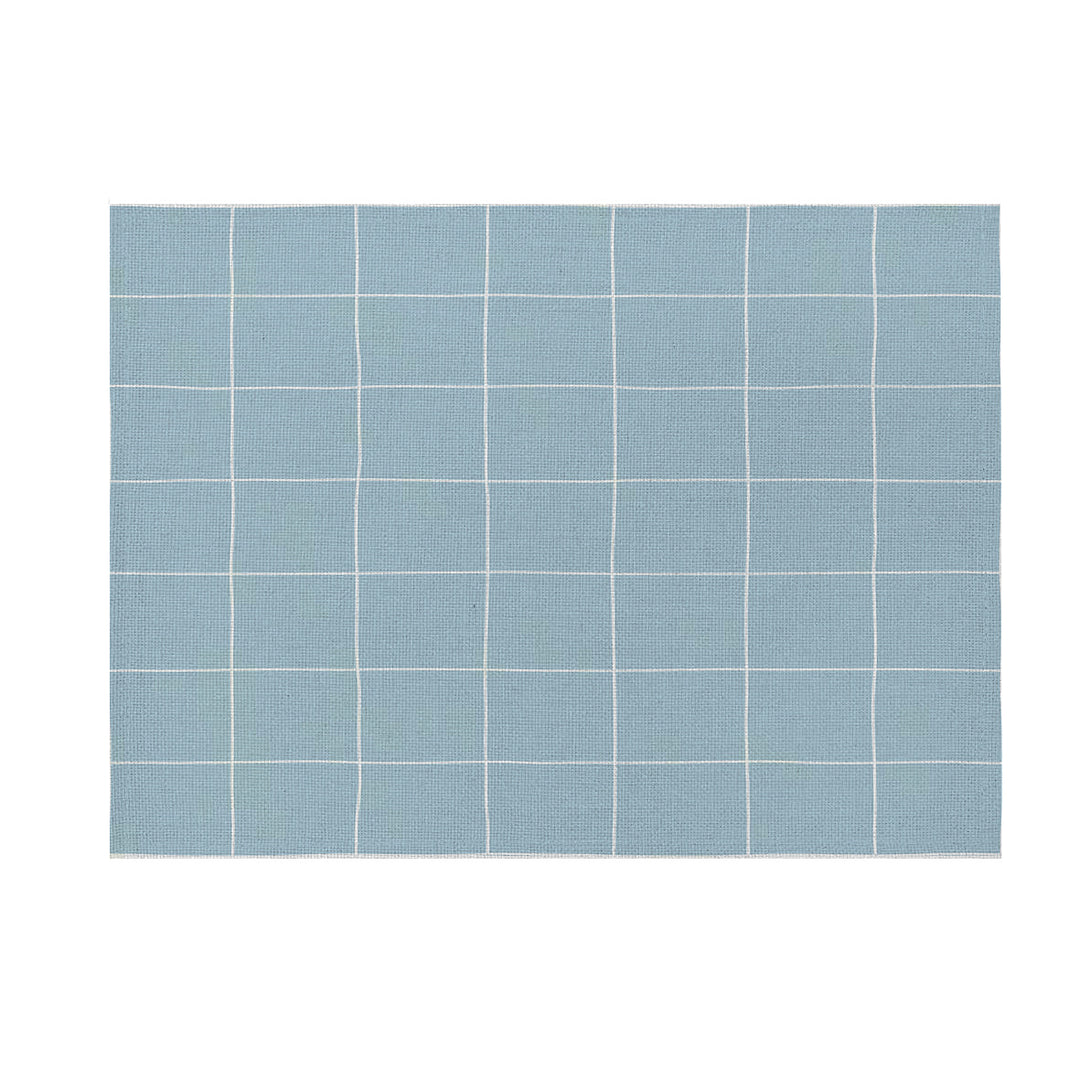 Modern Geometric Linen-Texture Canvas Wall Art Print