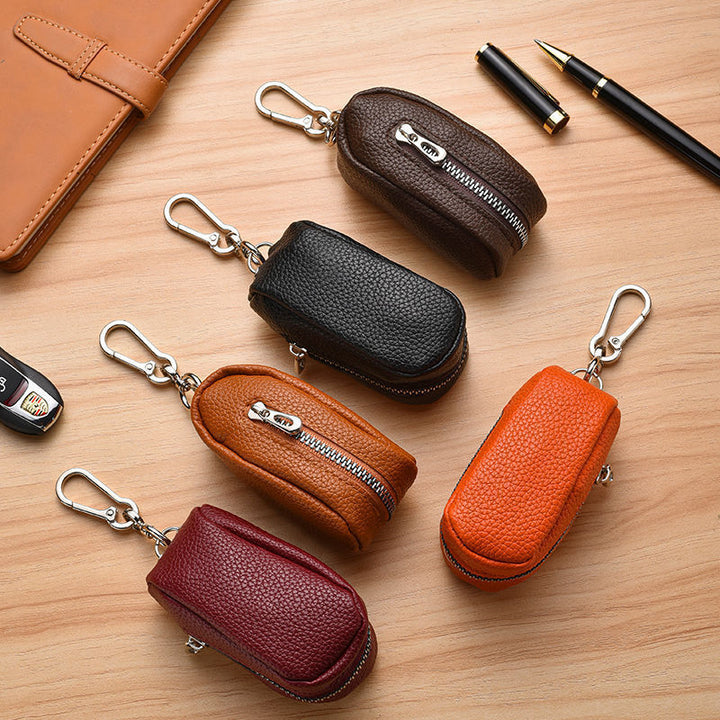 Compact Leather Keychain Pouch Stornfield
