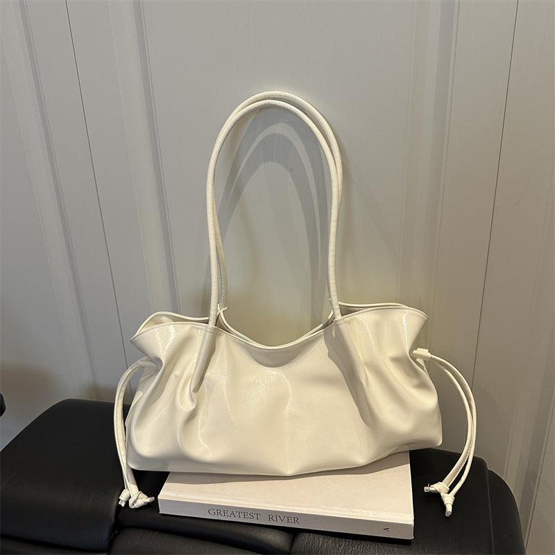 Glossy Hobo Handbag