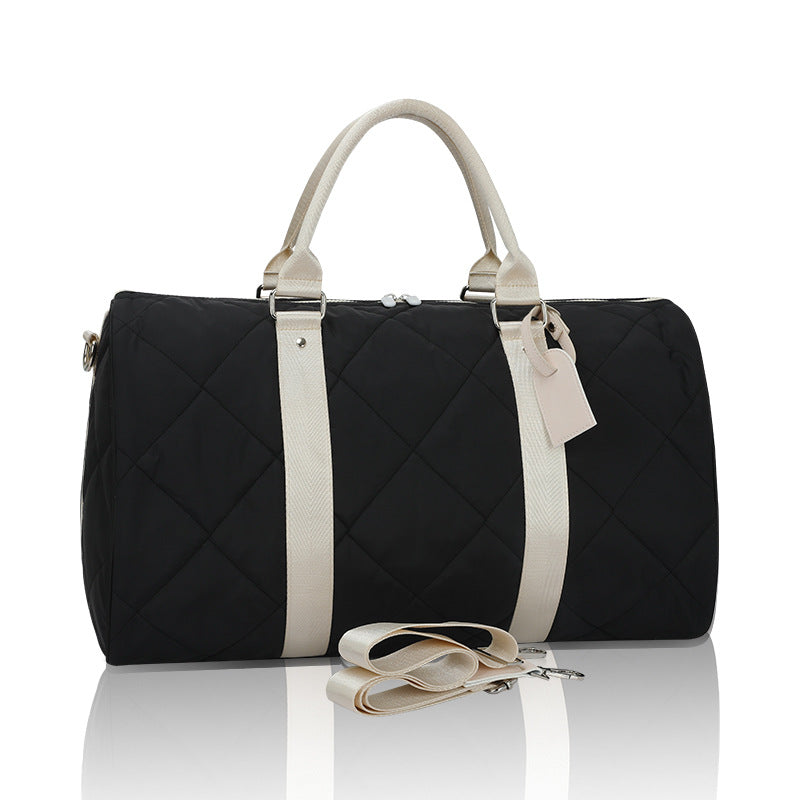 Quilted Travel Duffel Bag with Adjustable Strap Stornfield
