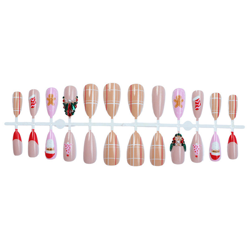 Creative Christmas Art Nail Set with Festive Motifs Stornfield