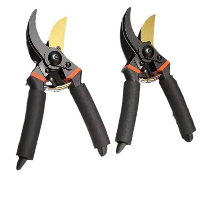 Ergonomic curved bypass pruning shears with non-slip foam grips Stornfield