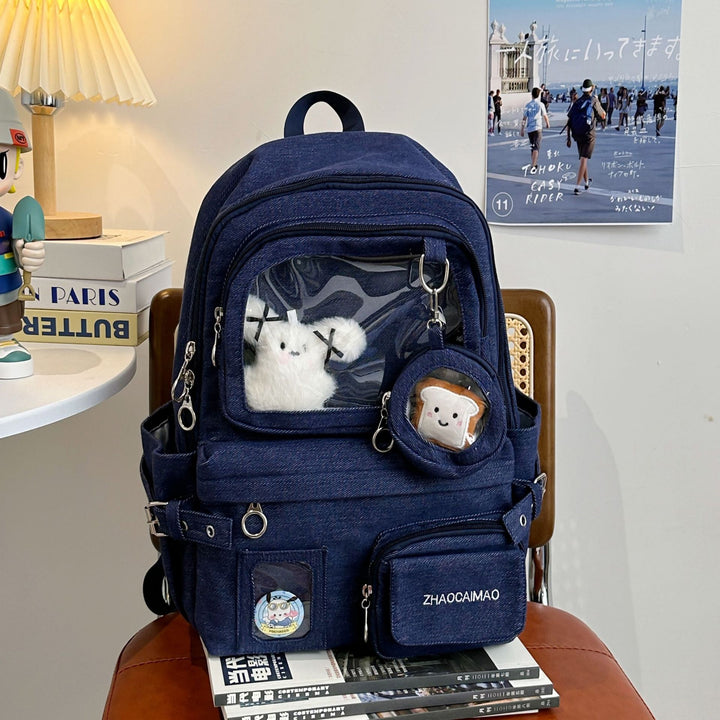 Stylish Multi-Functional Transparent Backpack