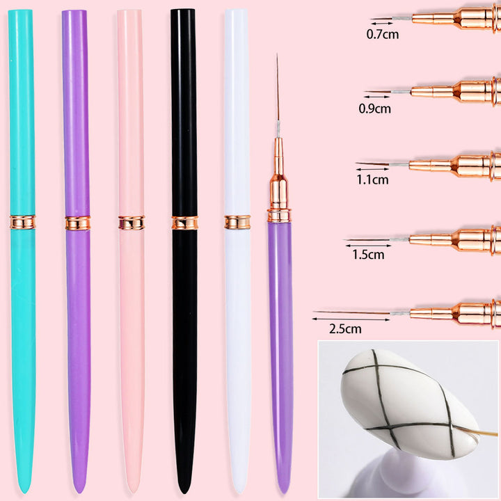 Precision Nail Art Detailing Brushes Set Stornfield