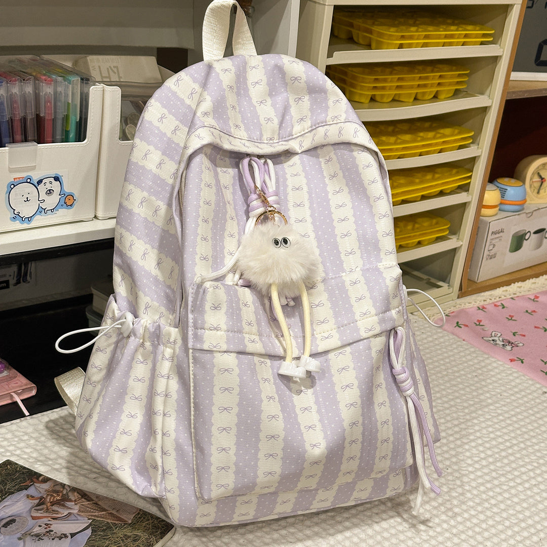 Cute Bow-Embellished Backpack Stornfield