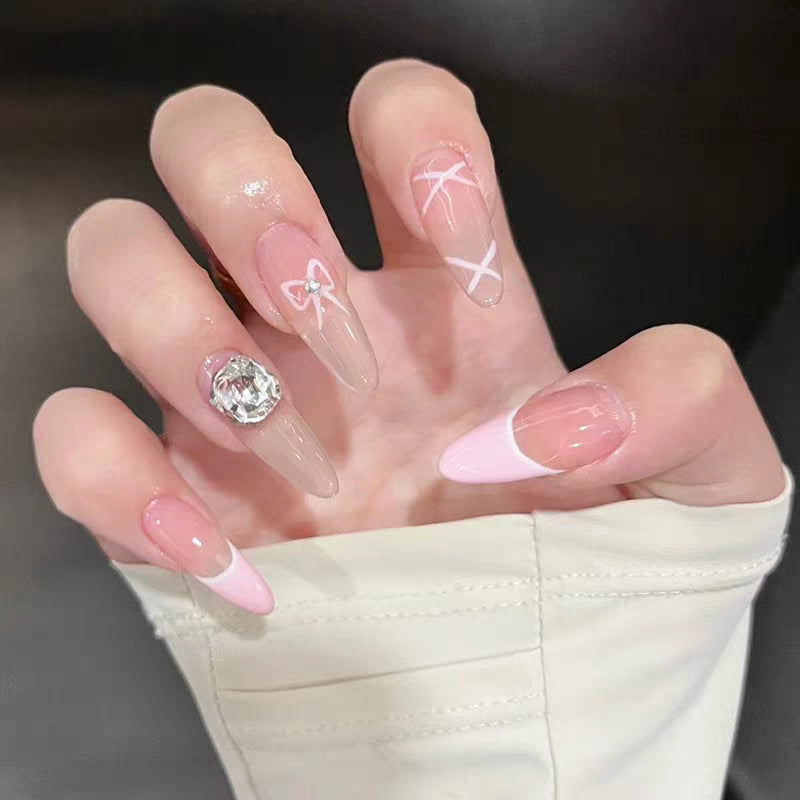 Decorative Character-Themed Press-On Nails with 3D Elements Stornfield