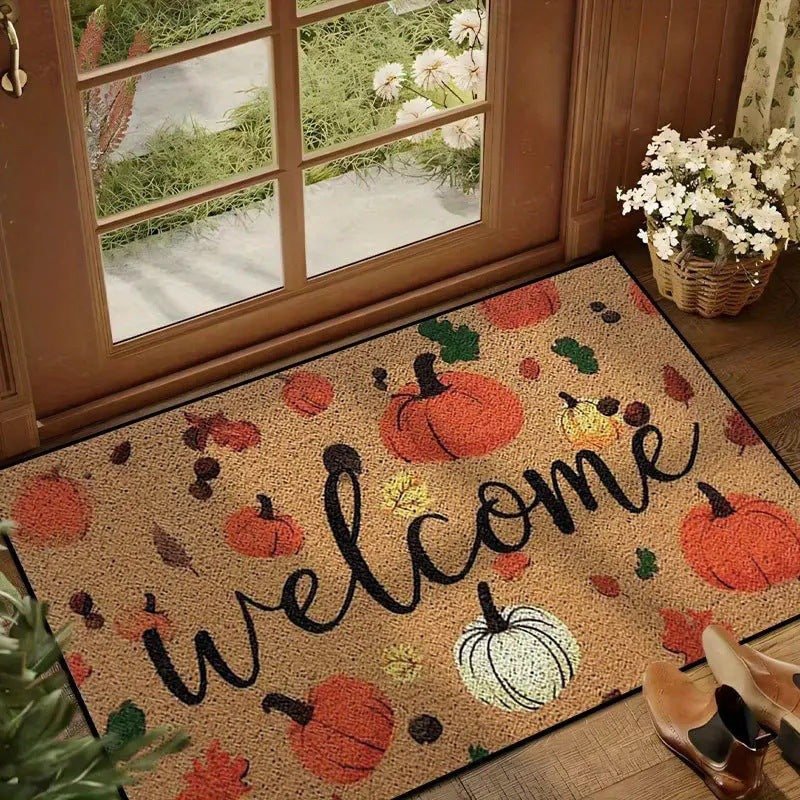 Cat-Themed Welcome Mat