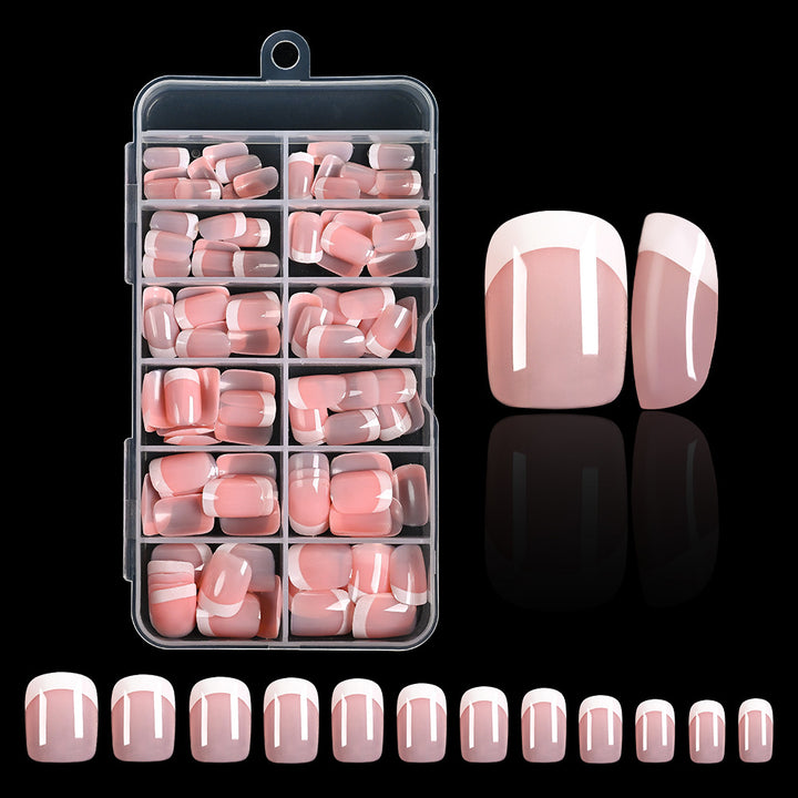 Premium French Tip False Nail Collection Stornfield