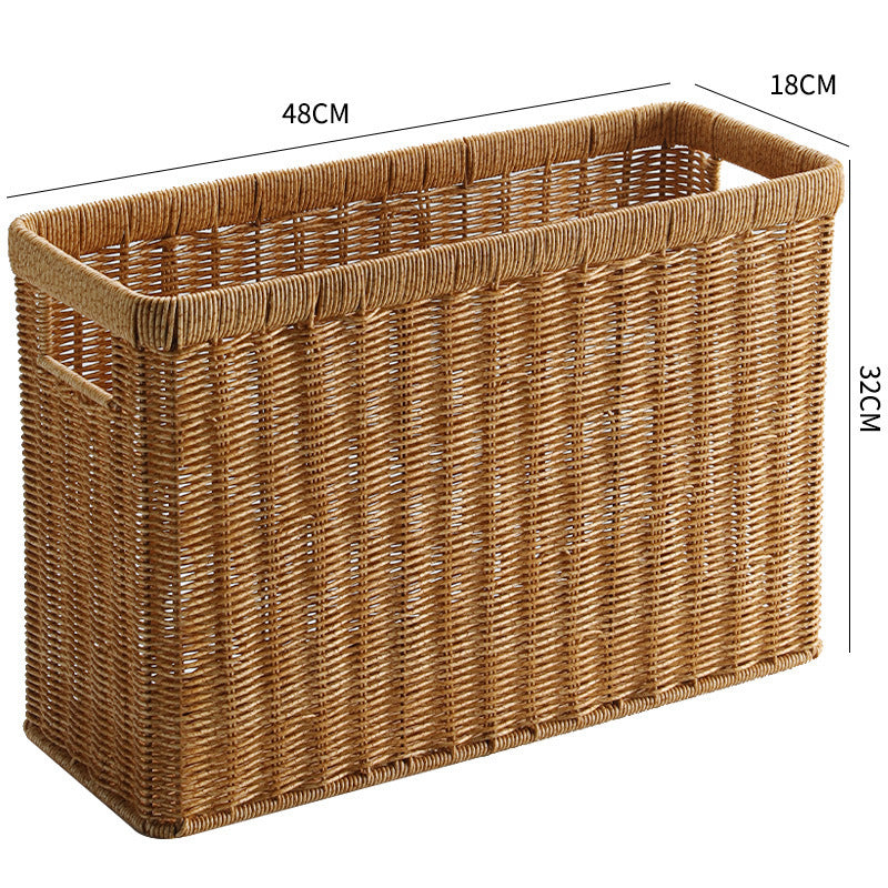 Versatile Wicker Organizer Basket Stornfield