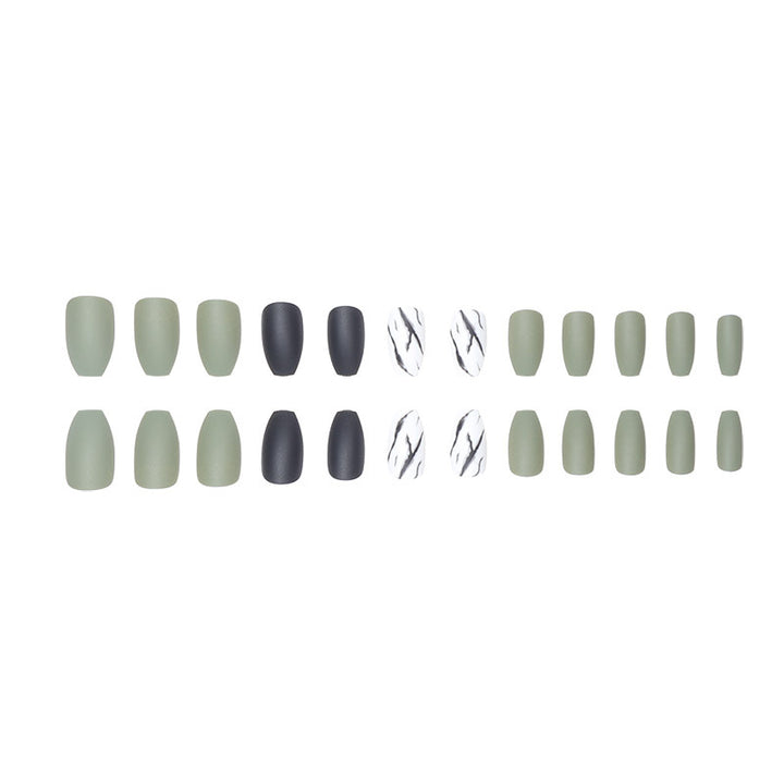 Matte Finish Stiletto Press-On Nails Stornfield