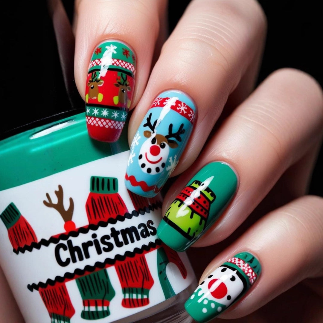 Artificial Nails in Modern Tribal Design Stornfield