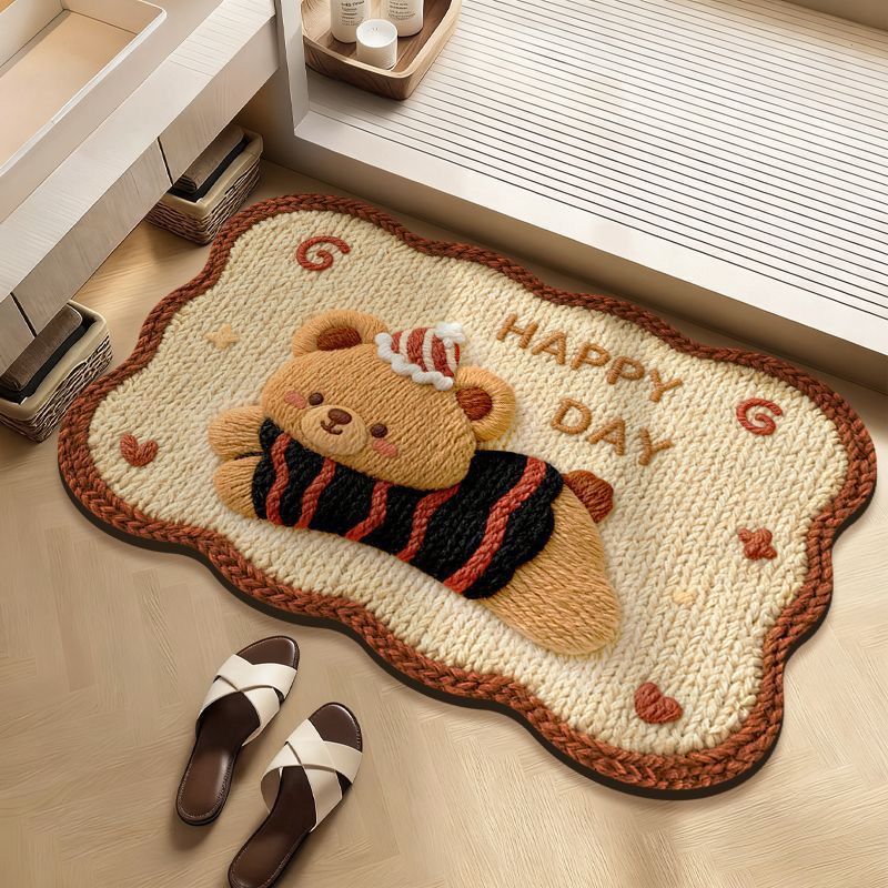 Decorative Dog-Themed Area Rug