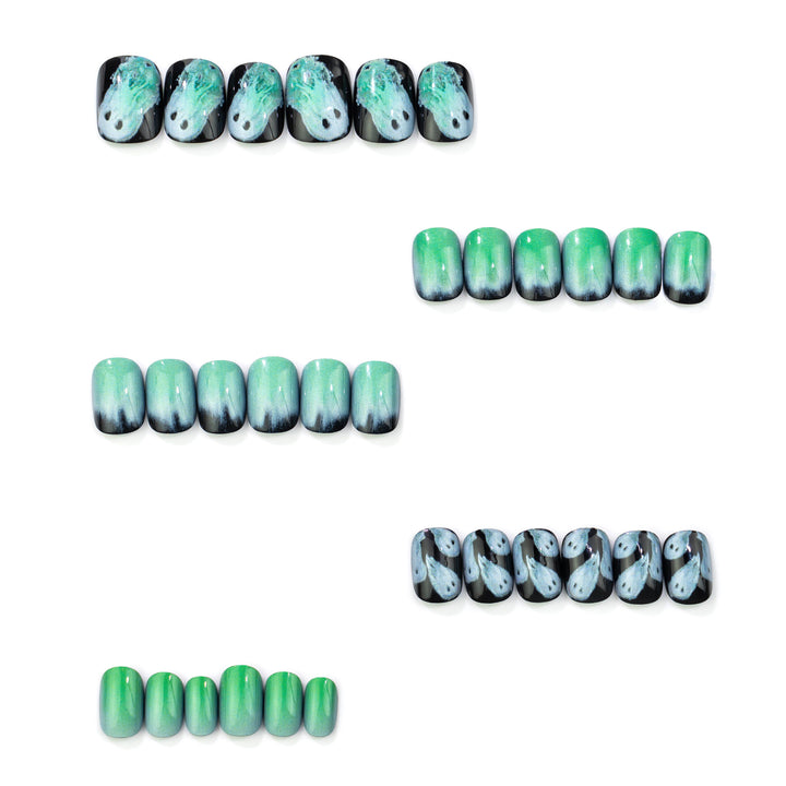 Ghostly Glow Press-On Nail Art Set Stornfield