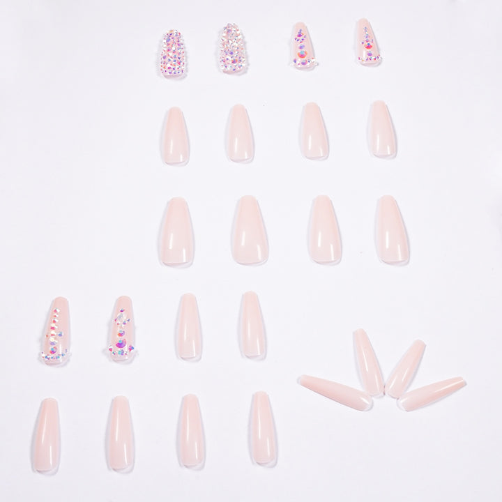 Glamorous nail extensions with rhinestone accents Stornfield