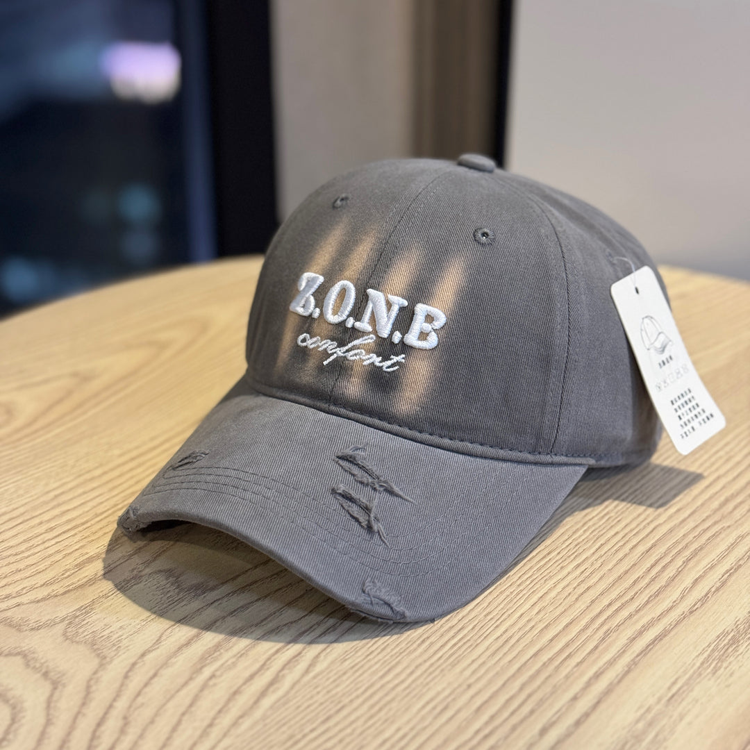 Unisex Distressed Cotton Baseball Cap Stornfield