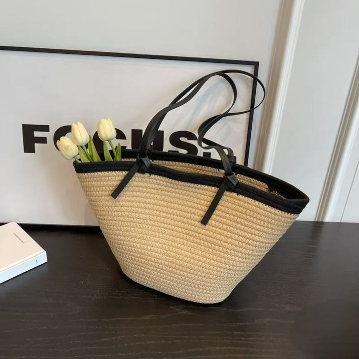 Elegant beach bag with high-quality details Stornfield