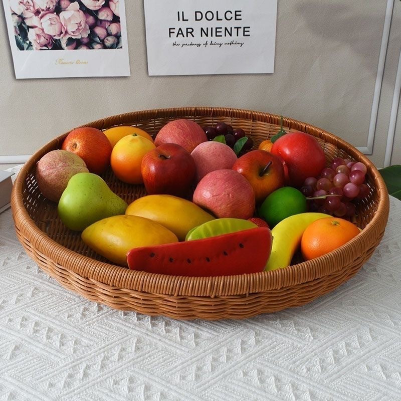 Unisex Round Rattan Basket Stornfield
