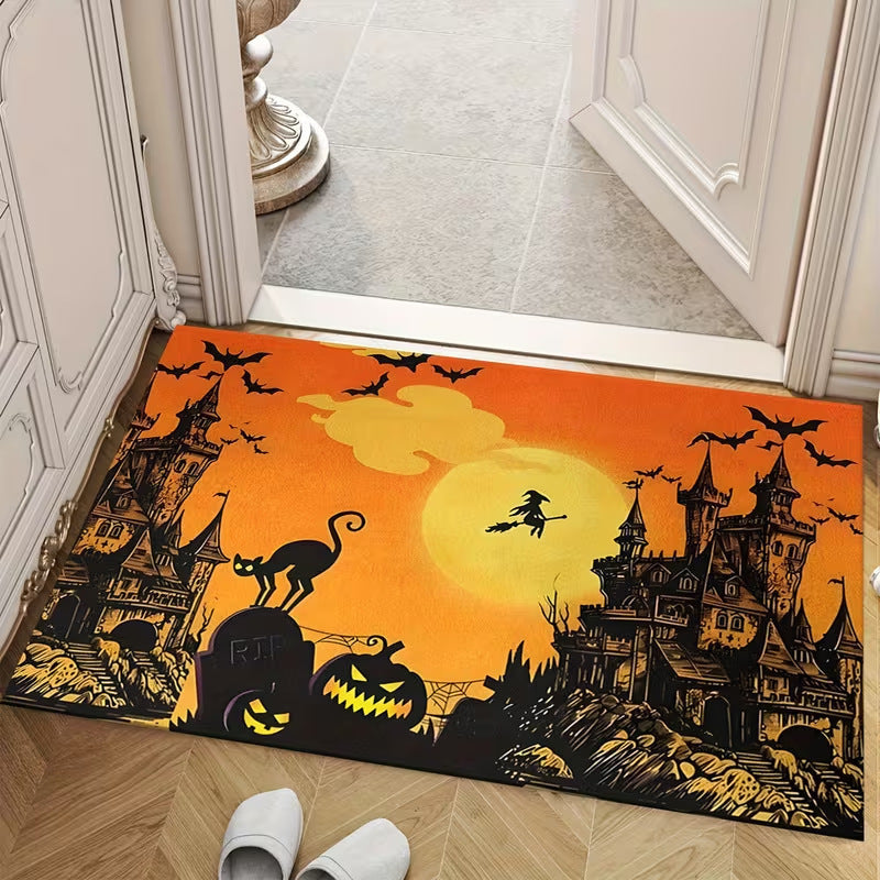 Halloween-Themed Doormat