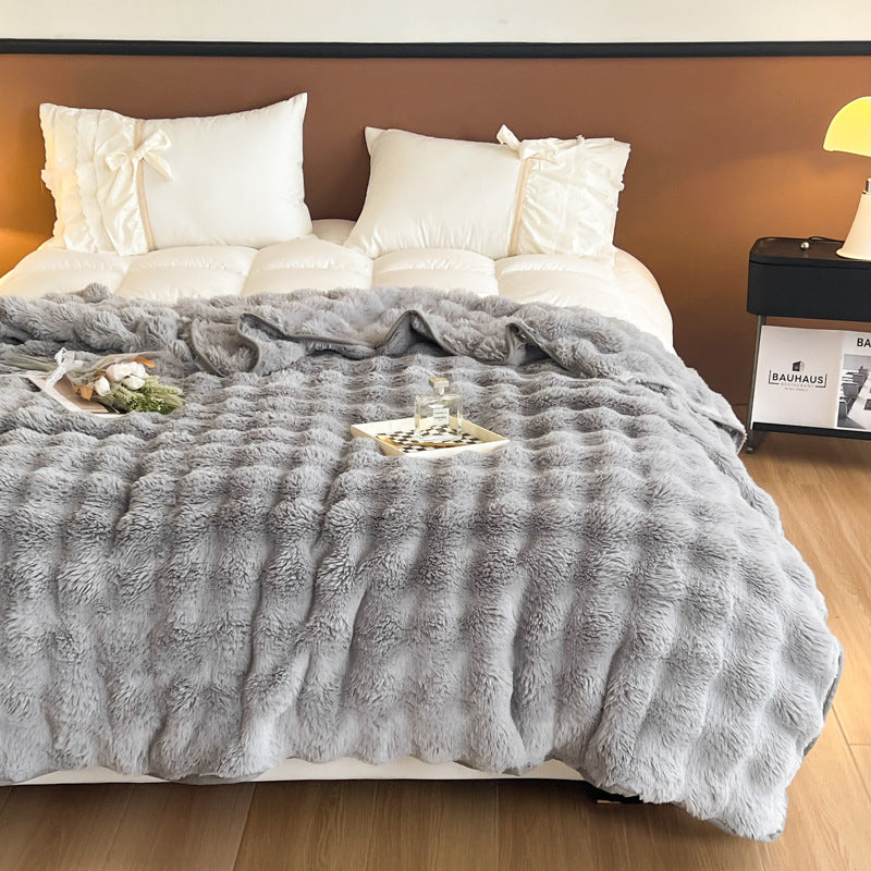 Ultra-Soft Textured Fleece Blanket Stornfield
