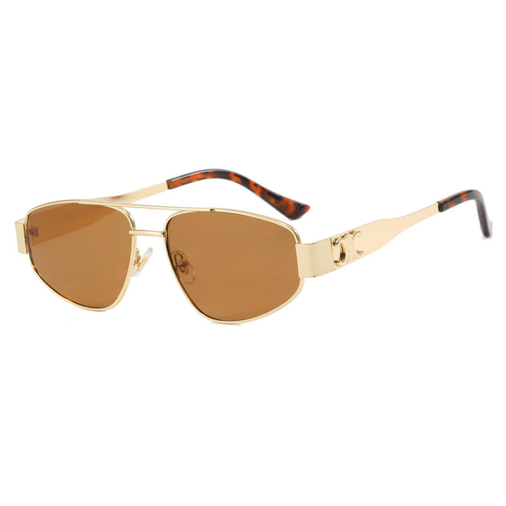 Ladies sporty sunglasses with polarized lenses and elegant metal frame Stornfield