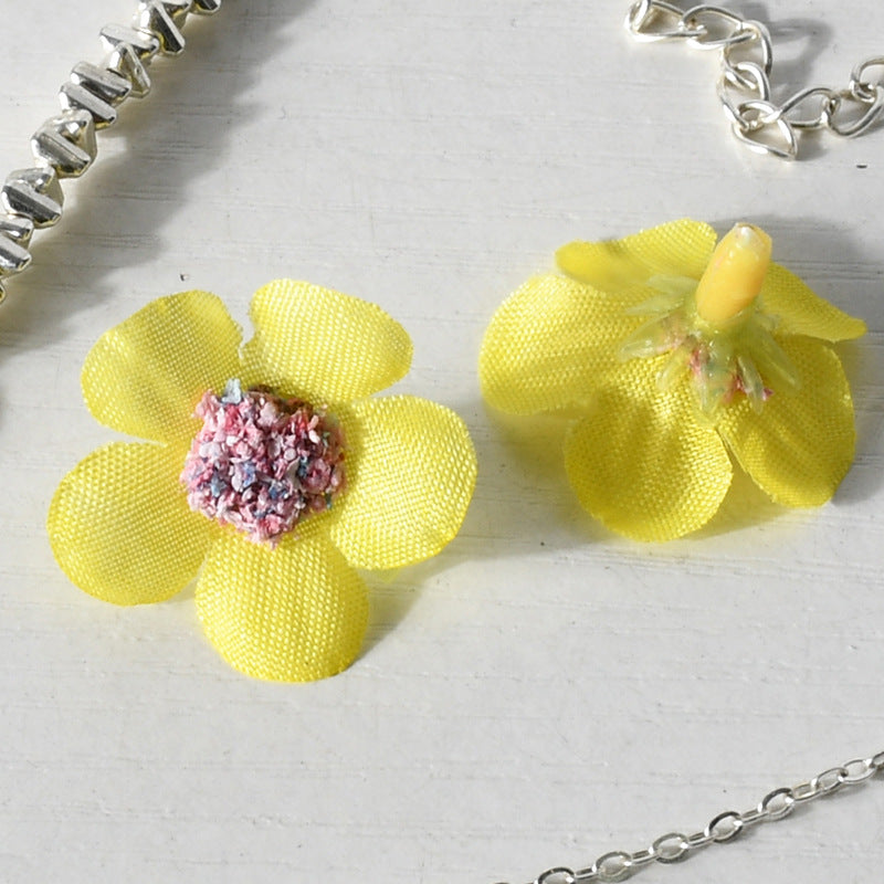 Glittery Floral Hair Accessories