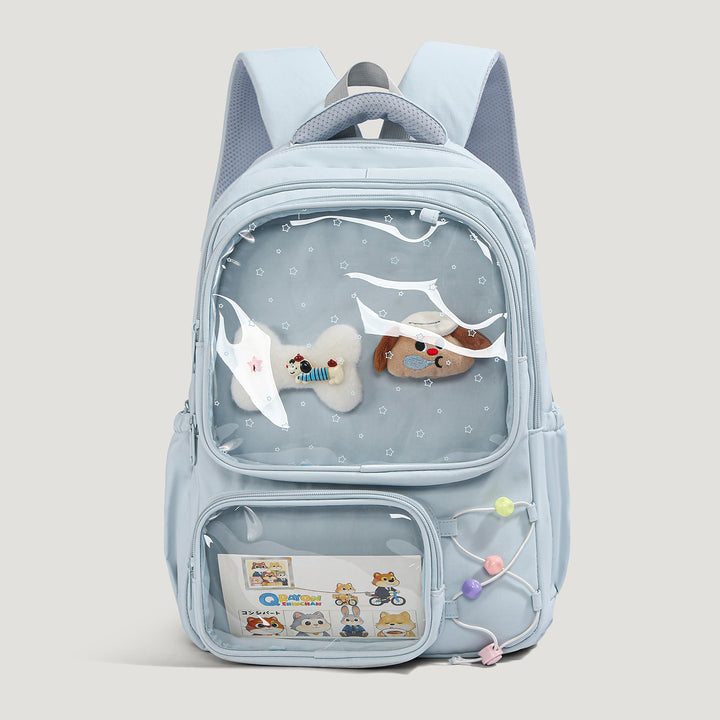 Playful Illustrated Dog-Themed Backpack Stornfield