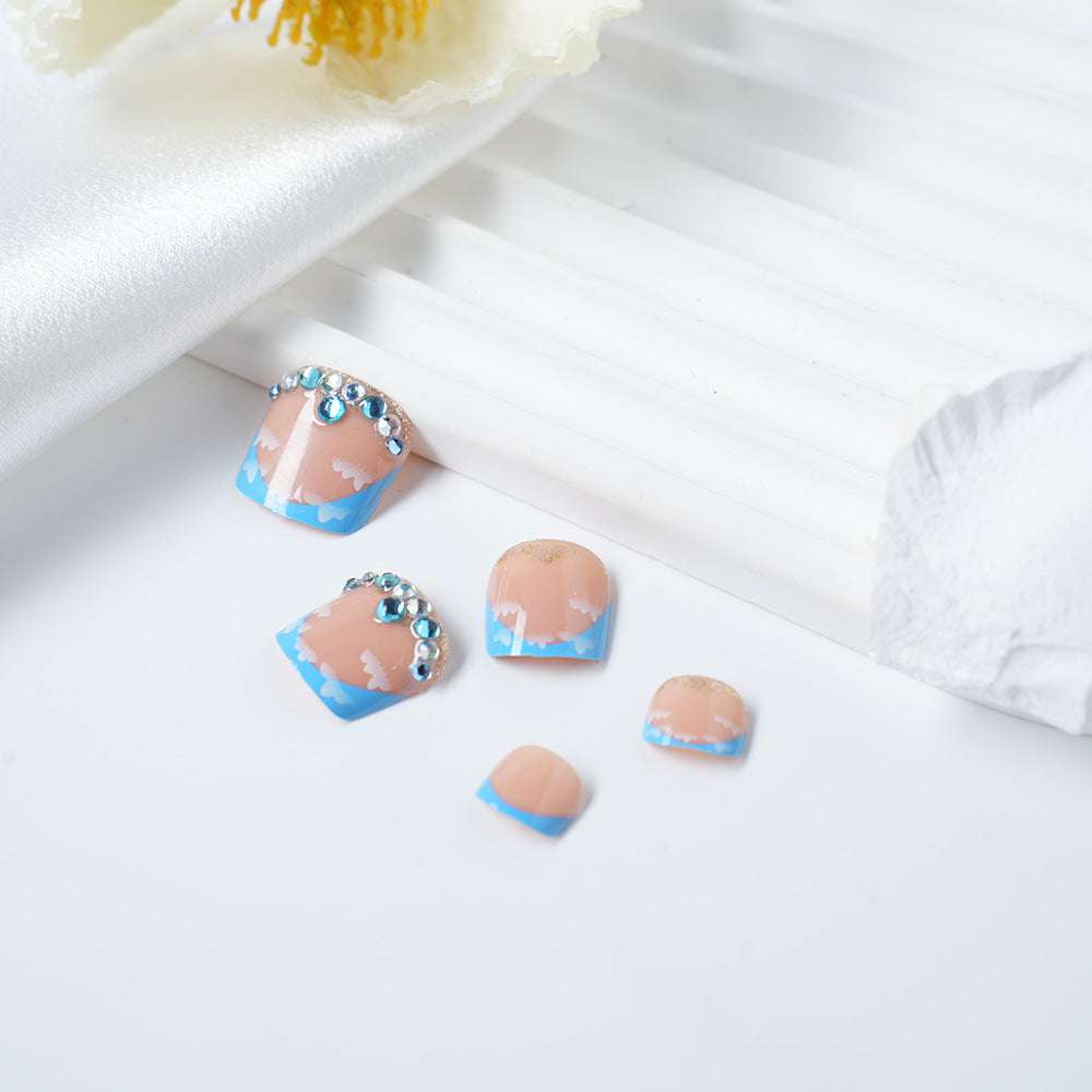 Artistic Gel Press-On Nail Set Stornfield
