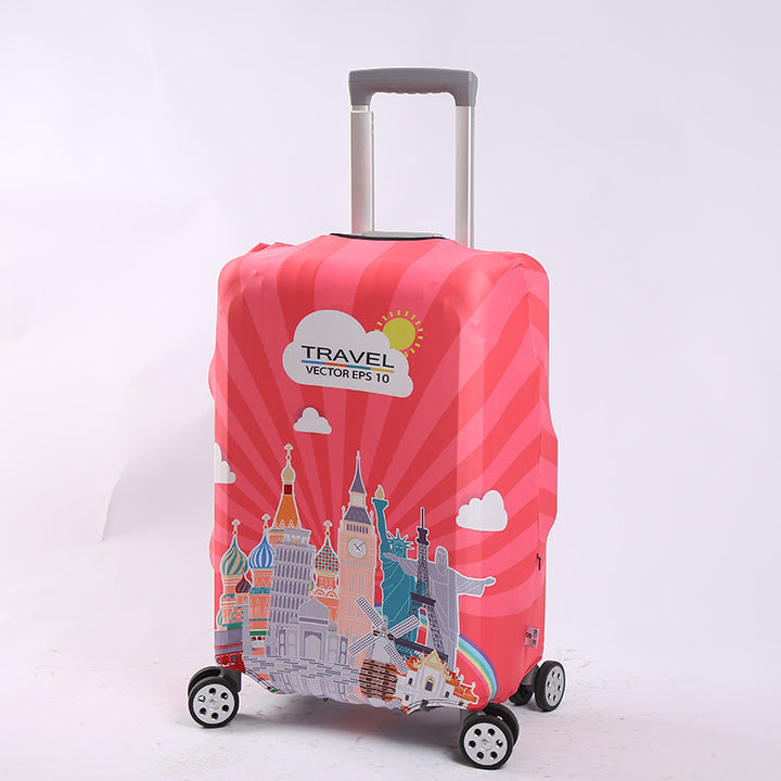 Unisex Suitcase with Creative World Travel Design Stornfield