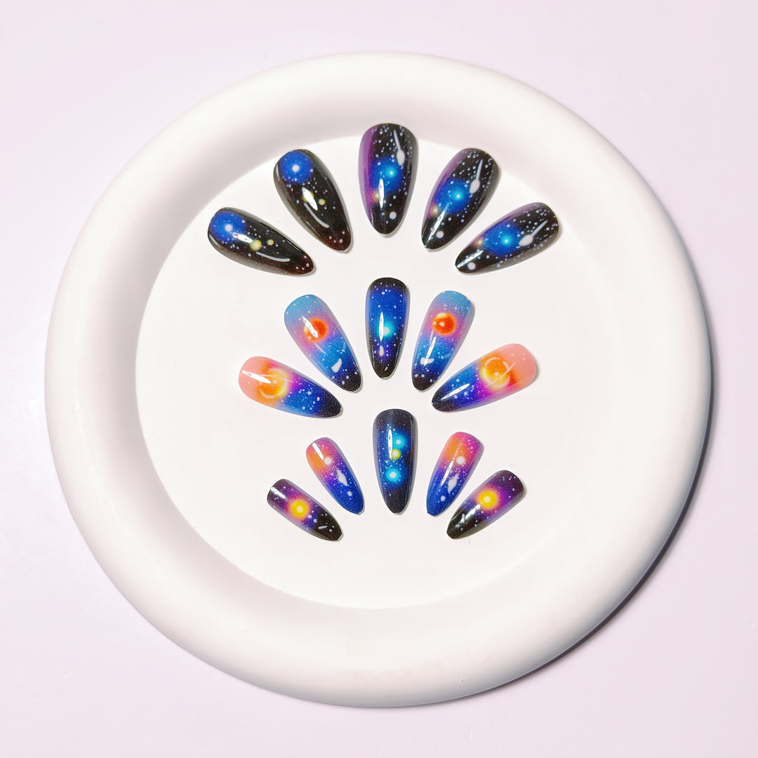 Artificial Nails in Fascinating Galaxy Design Stornfield
