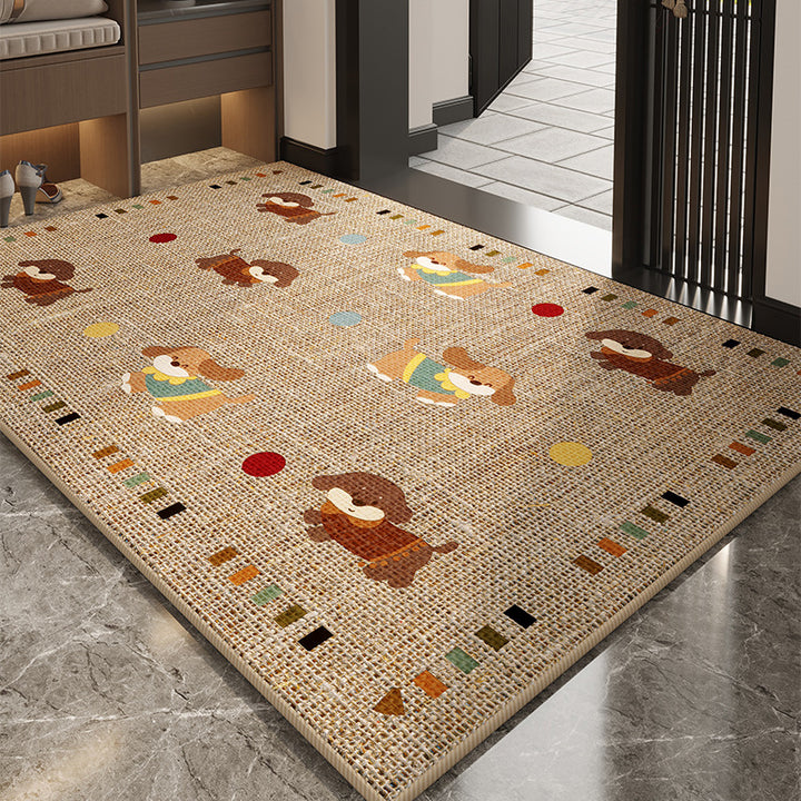 Geometric Patterned Welcome Mat