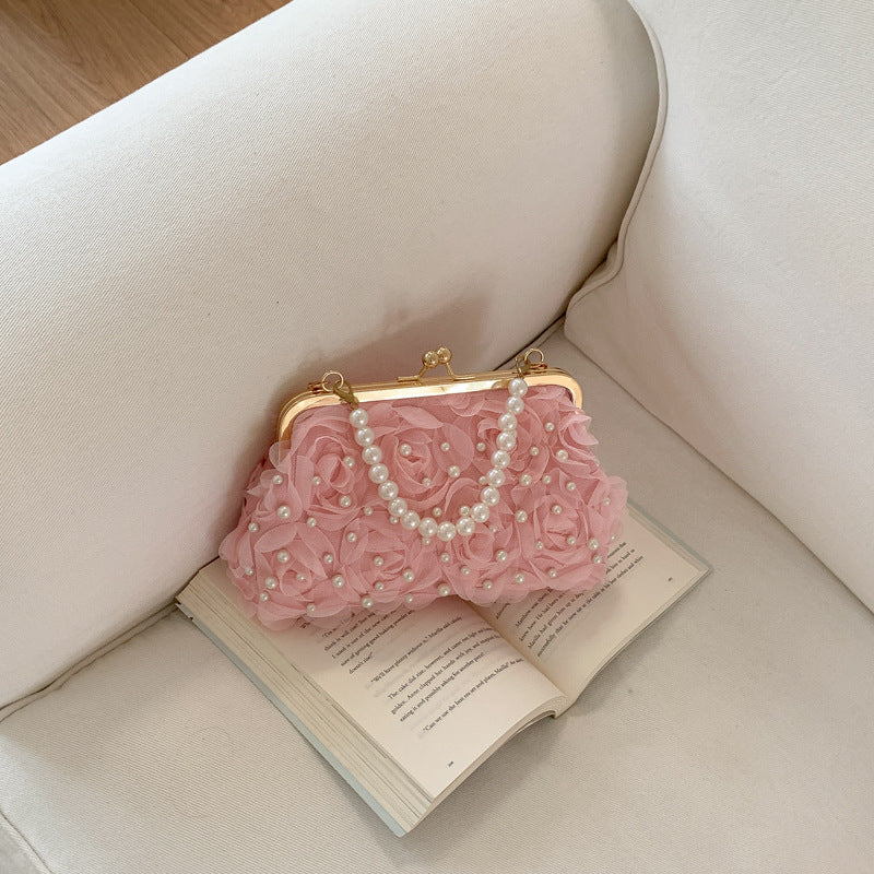 Floral Embellished Evening Purse