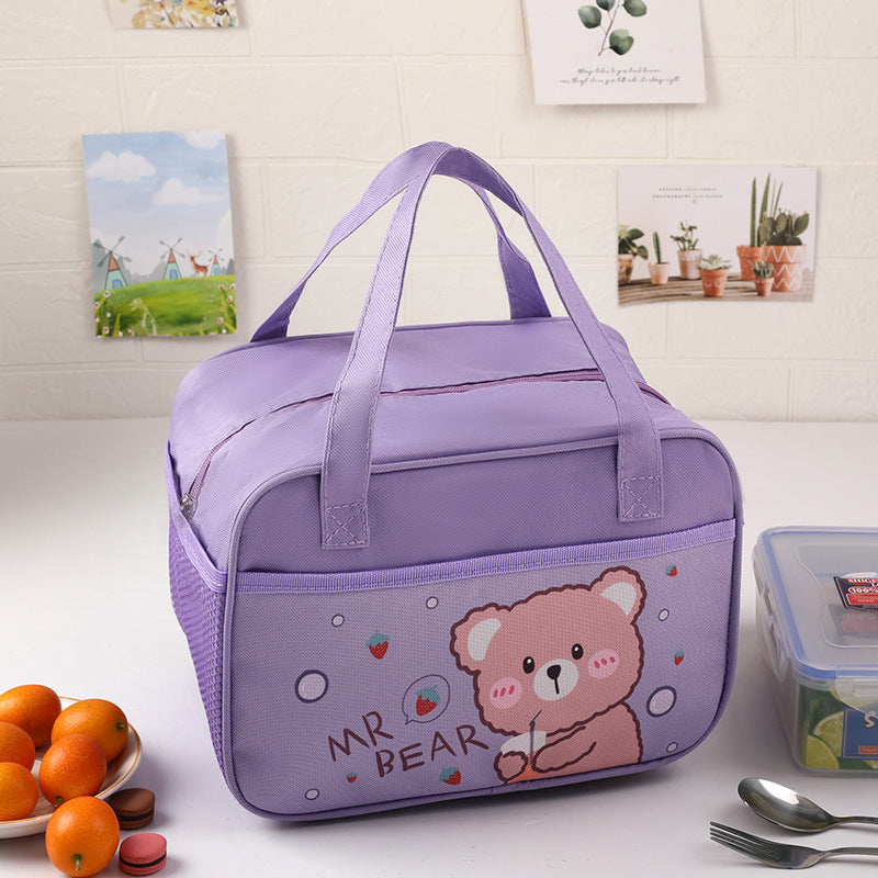 Insulated Kids' Lunch Bag with Cute Bear Design Stornfield
