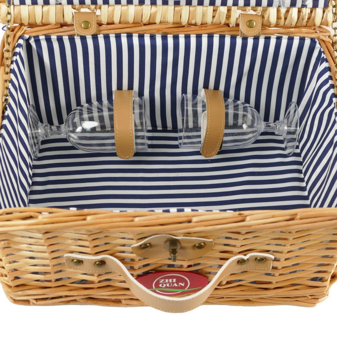 Women’s picnic basket with integrated dish set Stornfield