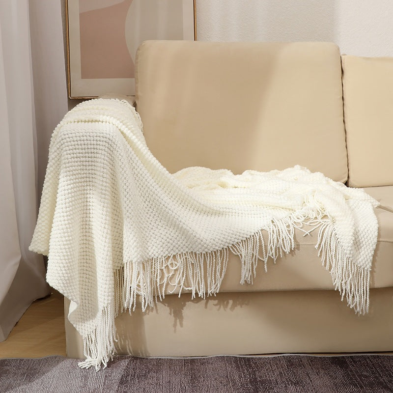 Chunky Knit Throw Blanket