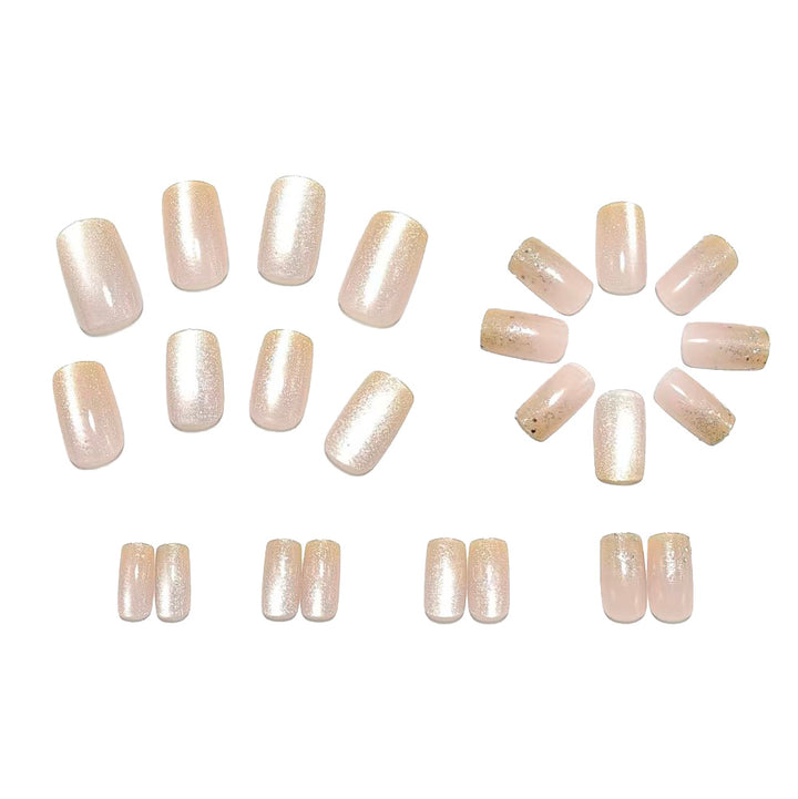 Artificial nails with elegant glitter accents Stornfield