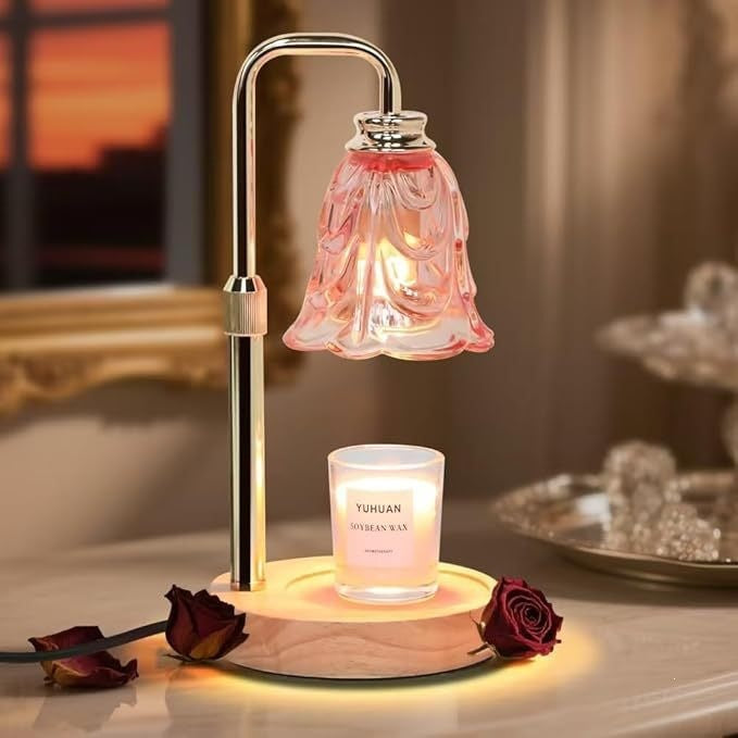 Vintage Glass Table Lamp