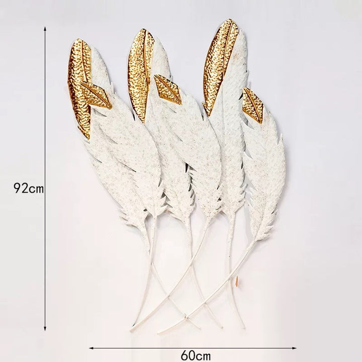 Elegant Feather Wall Art Stornfield