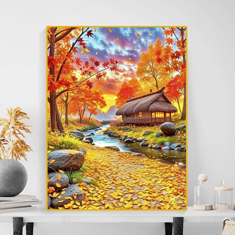 Autumn Landscape Canvas Art Print Stornfield