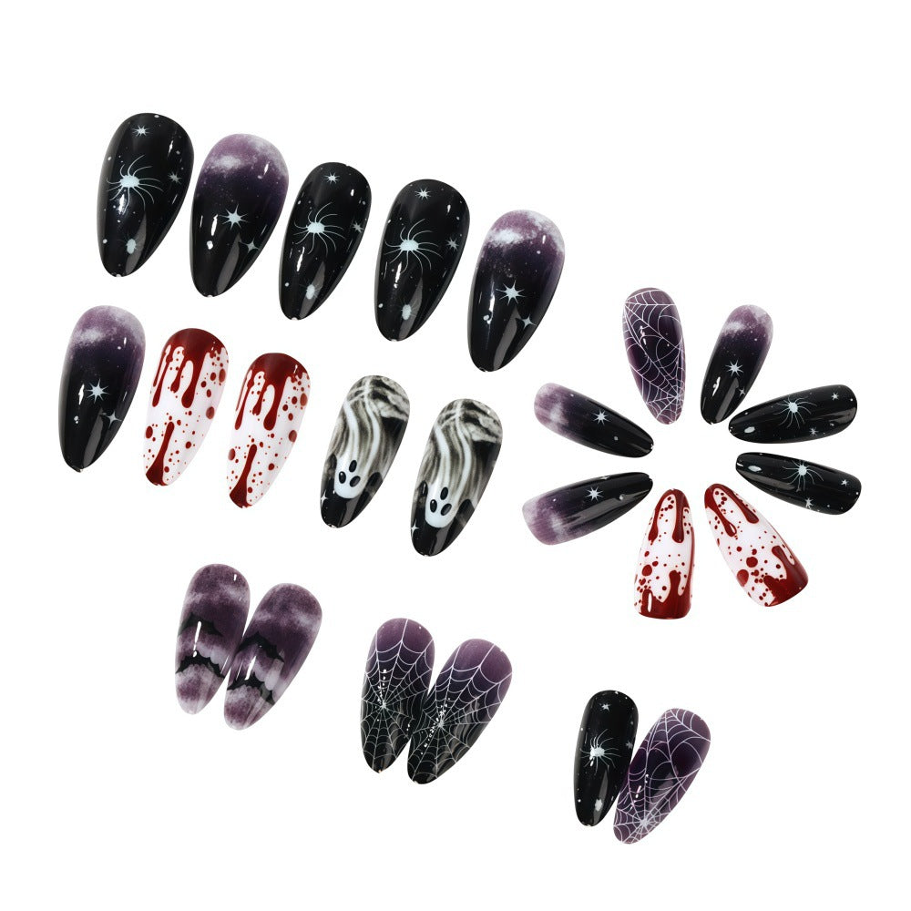 Artificial artificial nails with Halloween motifs Stornfield