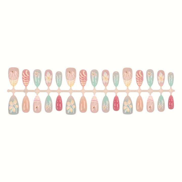 Botanical Art Press-On Nail Set