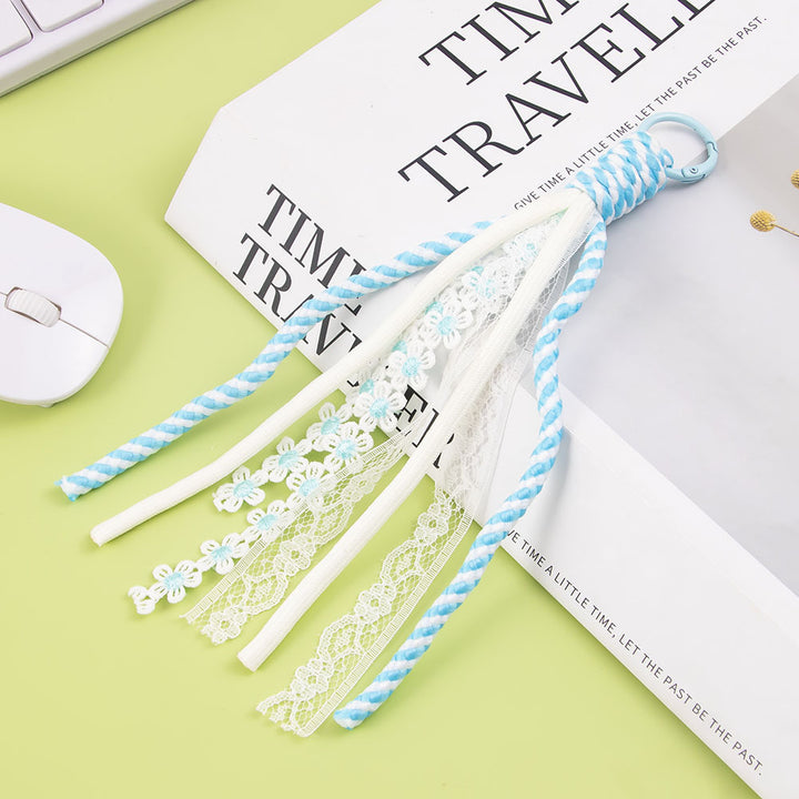 Decorative Lace and Braided Keychain Stornfield