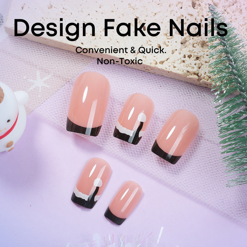 Acrylic Nail Kit with Elegant French Peeling Effect Stornfield