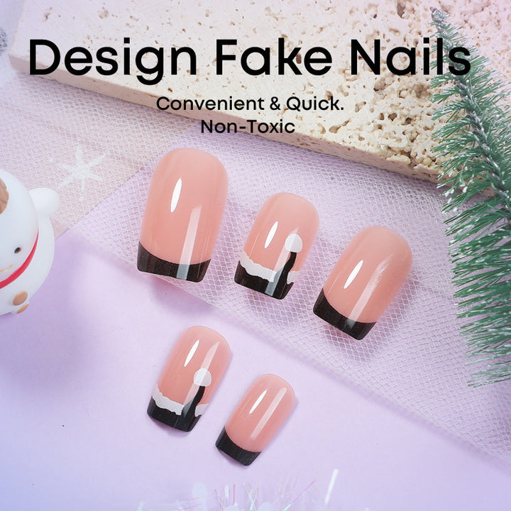 Acrylic Nail Kit with Elegant French Peeling Effect Stornfield