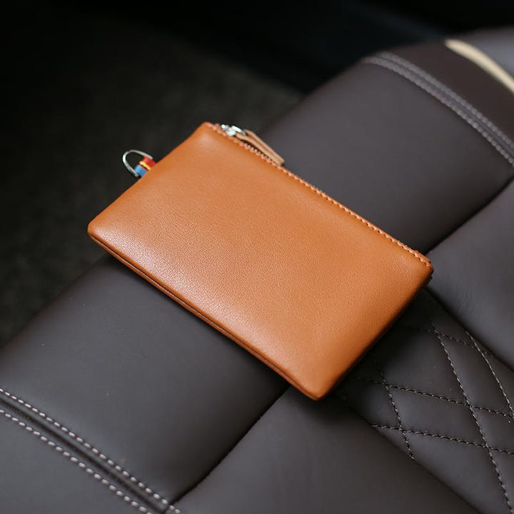 Zippered Leather Cardholder Stornfield