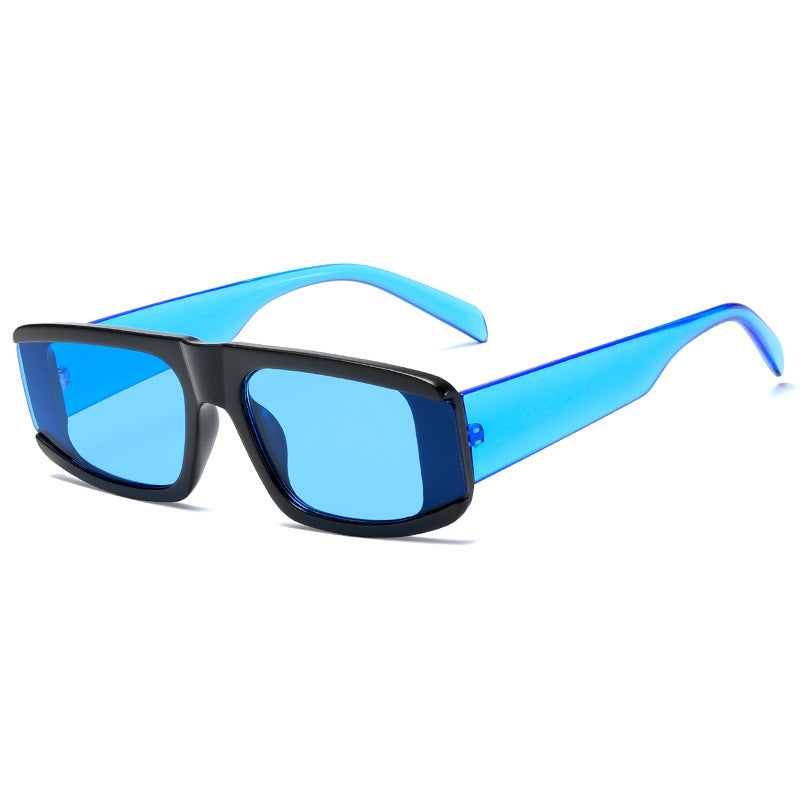 Women's fashionable sunglasses with futuristic design and transparent frame Stornfield