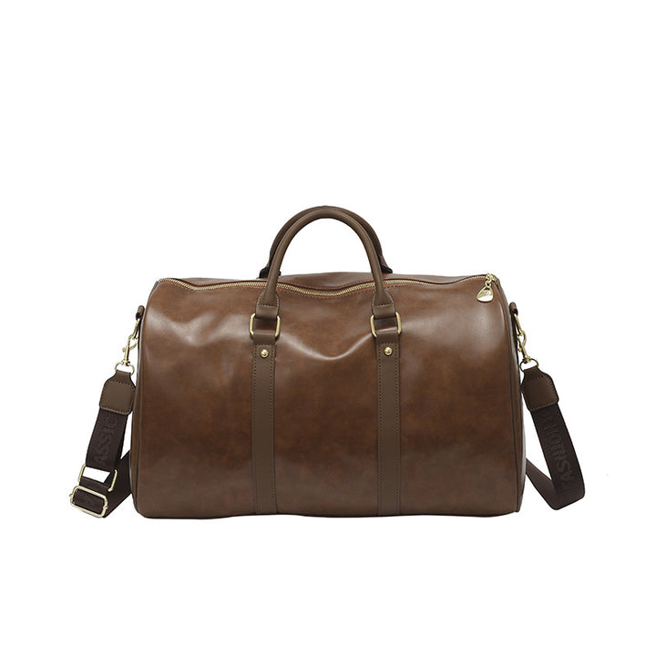 Premium Leather Travel Duffle Bag Stornfield