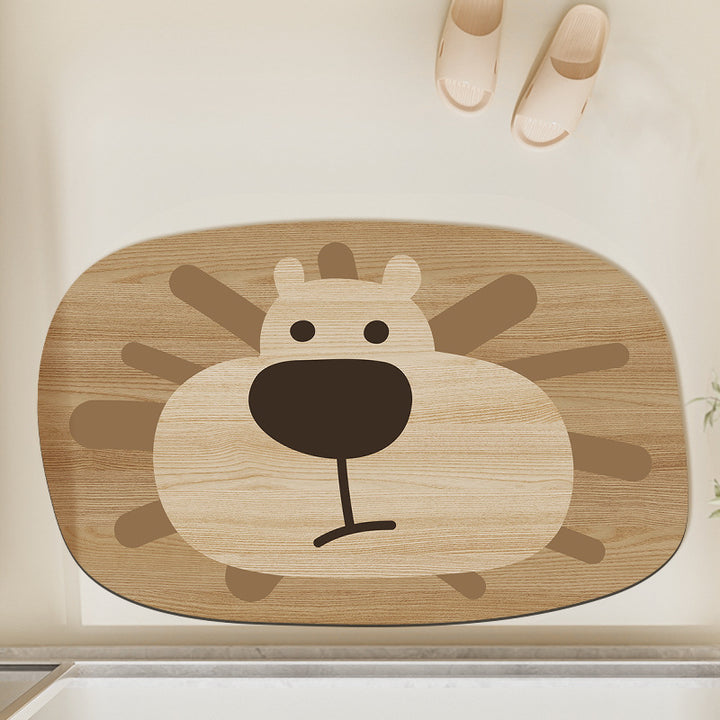 Adorable Frog-Shaped Bath Mat