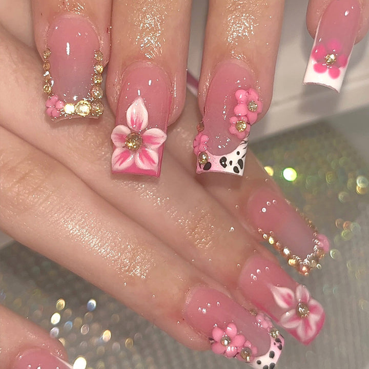 Artistic Floral Press-On Nail Design Stornfield 1789389515
